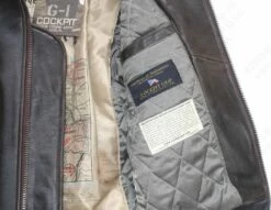 Cockpit USA U.S. Navy Lambskin G-1 Flight Jacket Z201035M 40 Cockpit USA U.S. Navy Lambskin G-1 Flight Jacket Z201035M -Bison Trading Shop cockpit z201035m s 29