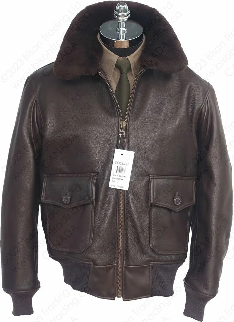 Cockpit USA G-1 Bomber Jacket Z201035MC 7 Cockpit USA G-1 Bomber Jacket Z201035MC - Image 5