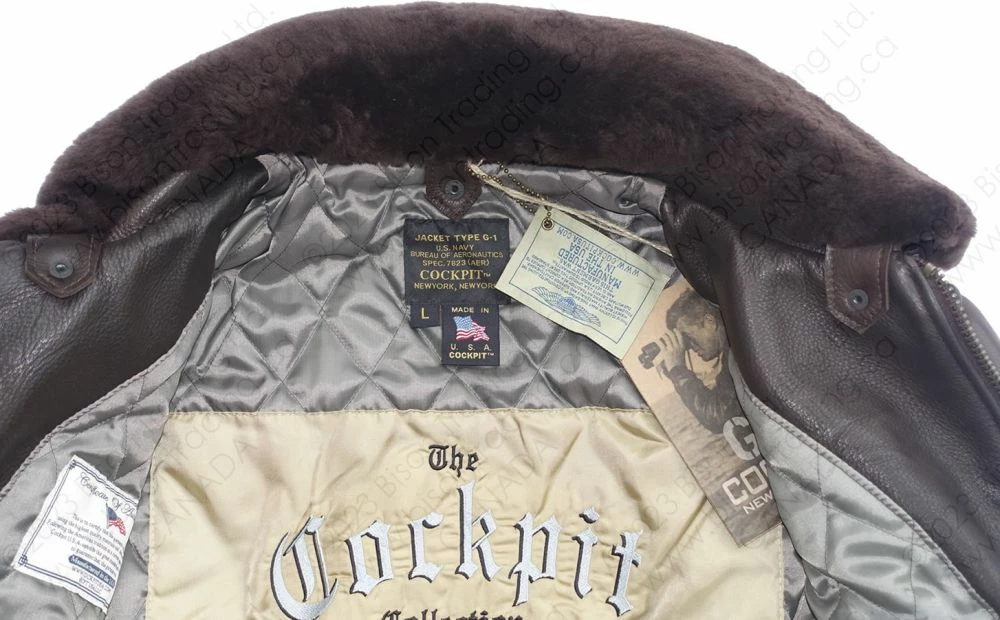 Cockpit USA G-1 Bomber Jacket Z201035MC 21 Cockpit USA G-1 Bomber Jacket Z201035MC - Image 19