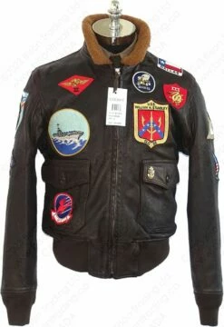 Cockpit USA "Movie Hero" ™ Top Gun Navy G-1 Jacket Z201036T 27 Cockpit USA "Movie Hero" ™ Top Gun Navy G-1 Jacket Z201036T -Bison Trading Shop cockpit z201036t 42 16