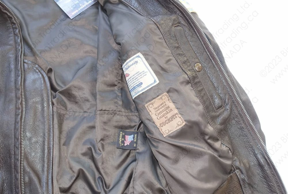 Cockpit USA "Movie Hero" ™ Top Gun Navy G-1 Jacket Z201036T 17 Cockpit USA "Movie Hero" ™ Top Gun Navy G-1 Jacket Z201036T - Image 15