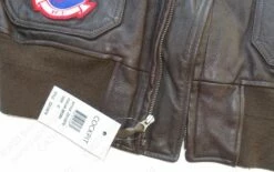 Cockpit USA "Movie Hero" ™ Top Gun Navy G-1 Jacket Z201036T 37 Cockpit USA "Movie Hero" ™ Top Gun Navy G-1 Jacket Z201036T -Bison Trading Shop cockpit z201036t 42 28