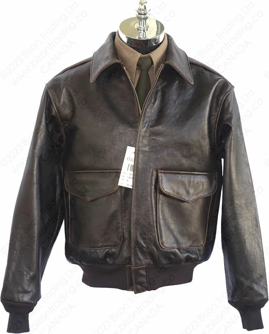 Cockpit USA "100 Mission" A-2 Pilot’s Jacket Z2011A 3 Cockpit USA "100 Mission" A-2 Pilot’s Jacket Z2011A