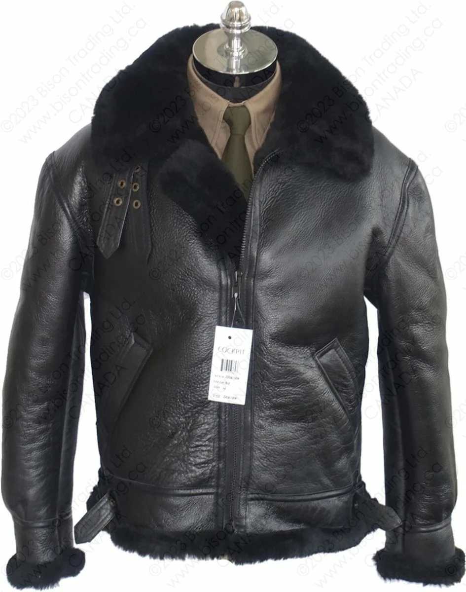 Cockpit USA B-3 Authentic Sheepskin Jacket Z2102BM 3 Cockpit USA B-3 Authentic Sheepskin Jacket Z2102BM