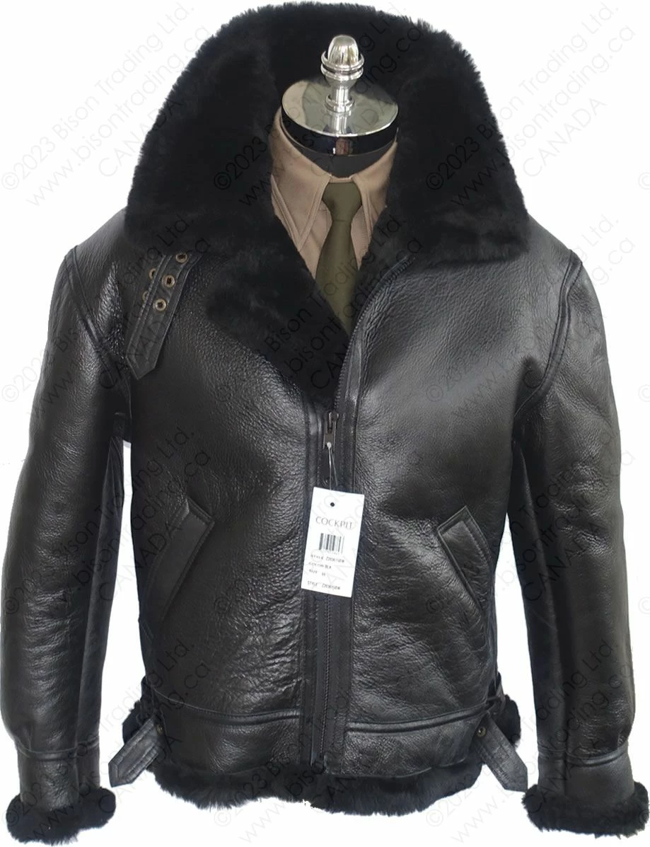 Cockpit USA B-3 Authentic Sheepskin Jacket Z2102BM 7 Cockpit USA B-3 Authentic Sheepskin Jacket Z2102BM - Image 5