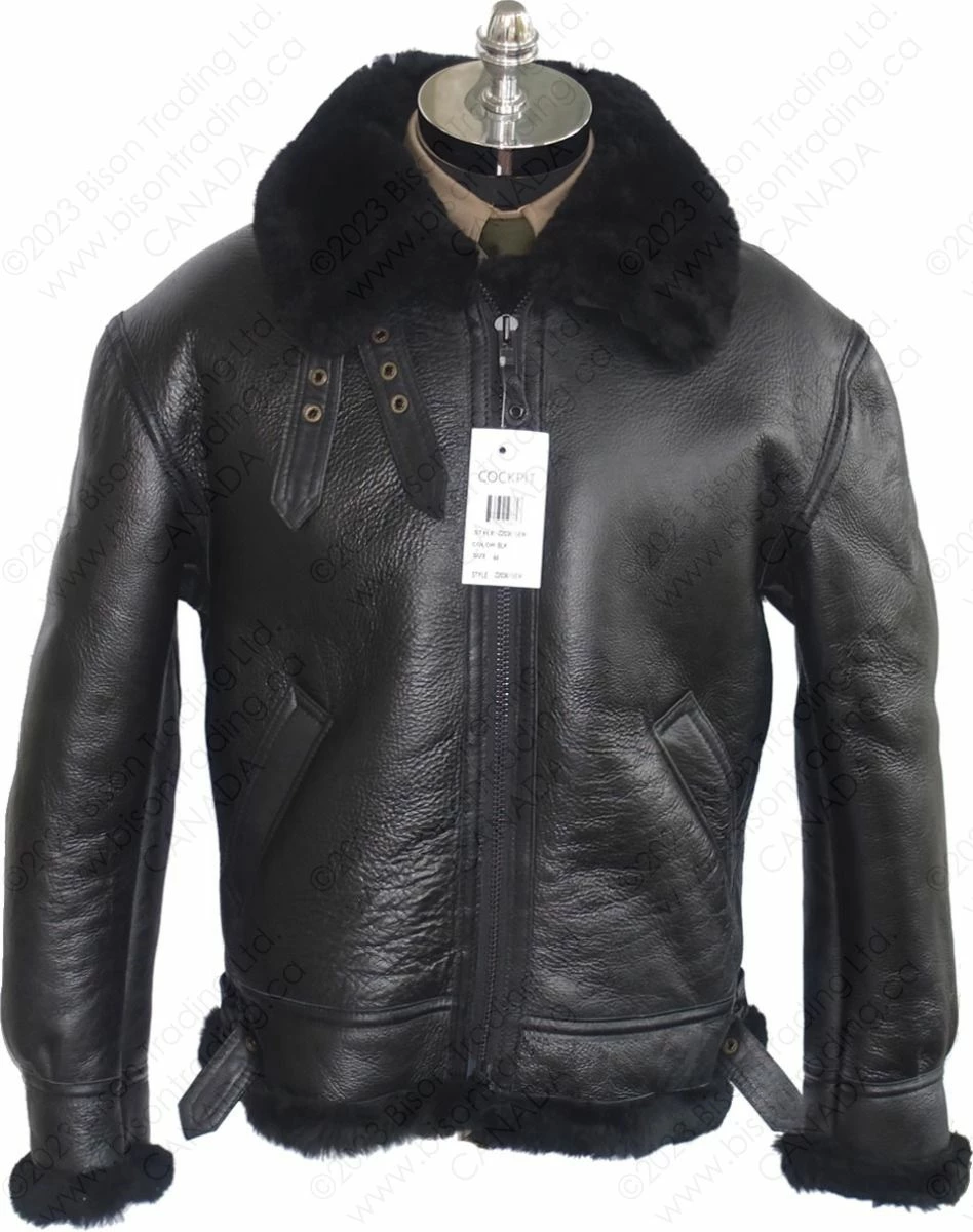 Cockpit USA B-3 Authentic Sheepskin Jacket Z2102BM 9 Cockpit USA B-3 Authentic Sheepskin Jacket Z2102BM - Image 7