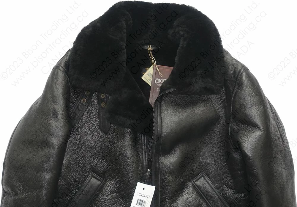 Cockpit USA B-3 Authentic Sheepskin Jacket Z2102BM 17 Cockpit USA B-3 Authentic Sheepskin Jacket Z2102BM - Image 15