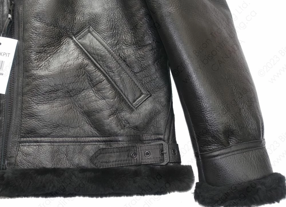 Cockpit USA B-3 Authentic Sheepskin Jacket Z2102BM 18 Cockpit USA B-3 Authentic Sheepskin Jacket Z2102BM - Image 16