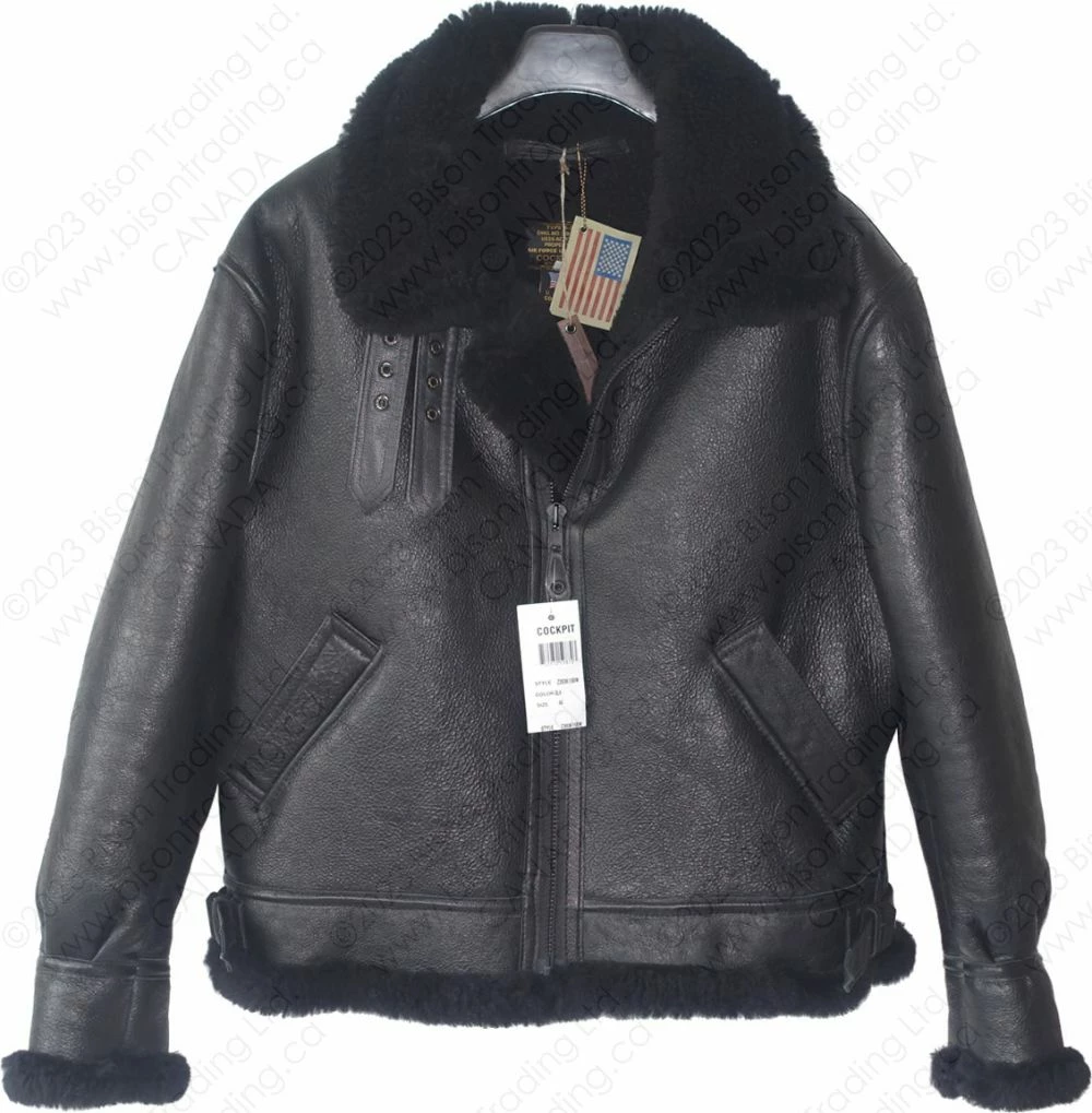 Cockpit USA B-3 Authentic Sheepskin Jacket Z2102BM 21 Cockpit USA B-3 Authentic Sheepskin Jacket Z2102BM - Image 19