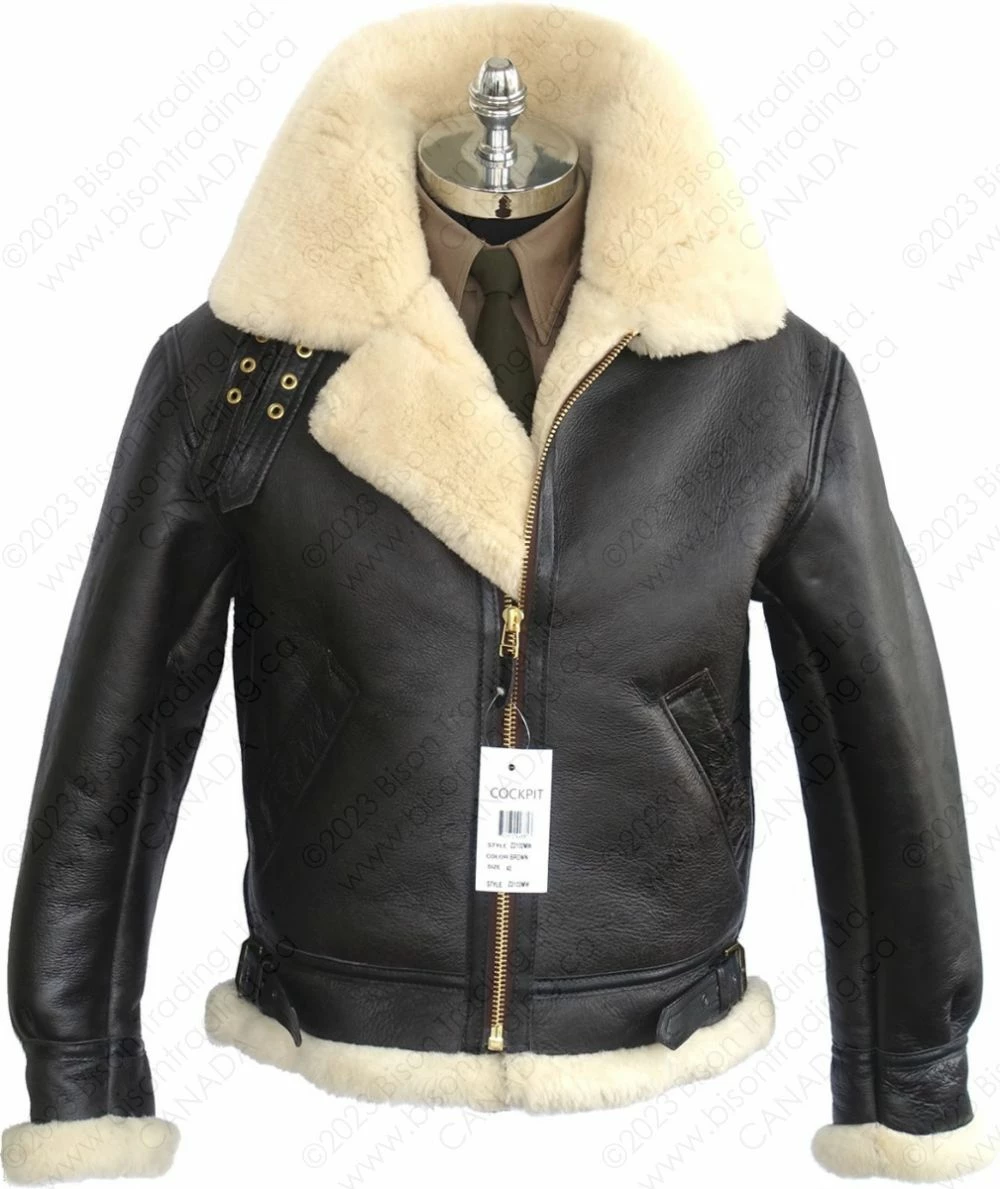 Cockpit USA Genuine B-3 Bomber Jacket Z2102M 7 Cockpit USA Genuine B-3 Bomber Jacket Z2102M - Image 5