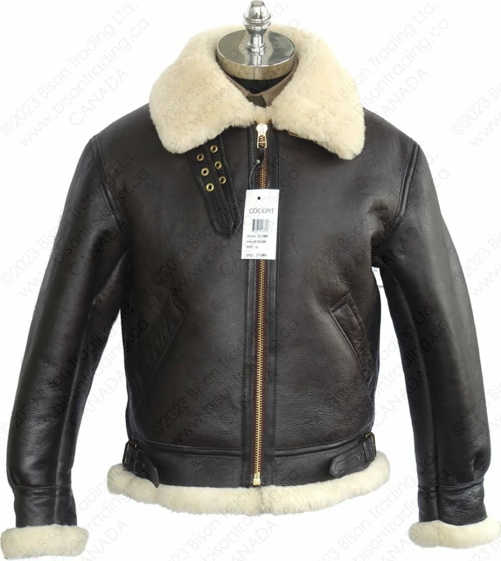 Cockpit USA Genuine B-3 Bomber Jacket Z2102M 8 Cockpit USA Genuine B-3 Bomber Jacket Z2102M - Image 6