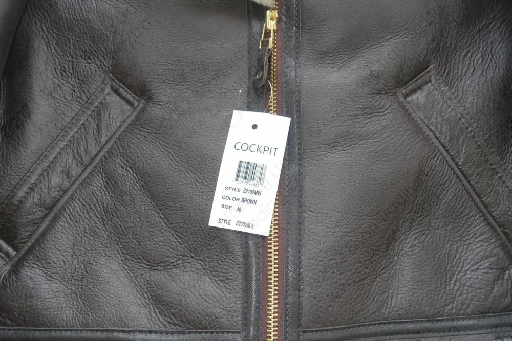 Cockpit USA Genuine B-3 Bomber Jacket Z2102M 19 Cockpit USA Genuine B-3 Bomber Jacket Z2102M - Image 17