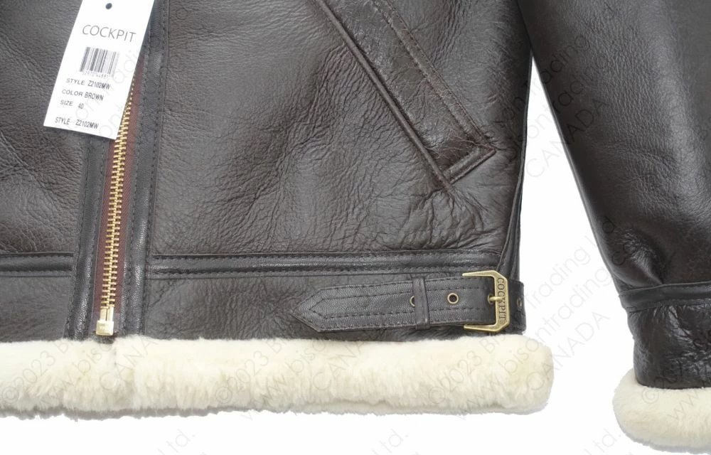 Cockpit USA Genuine B-3 Bomber Jacket Z2102M 20 Cockpit USA Genuine B-3 Bomber Jacket Z2102M - Image 18