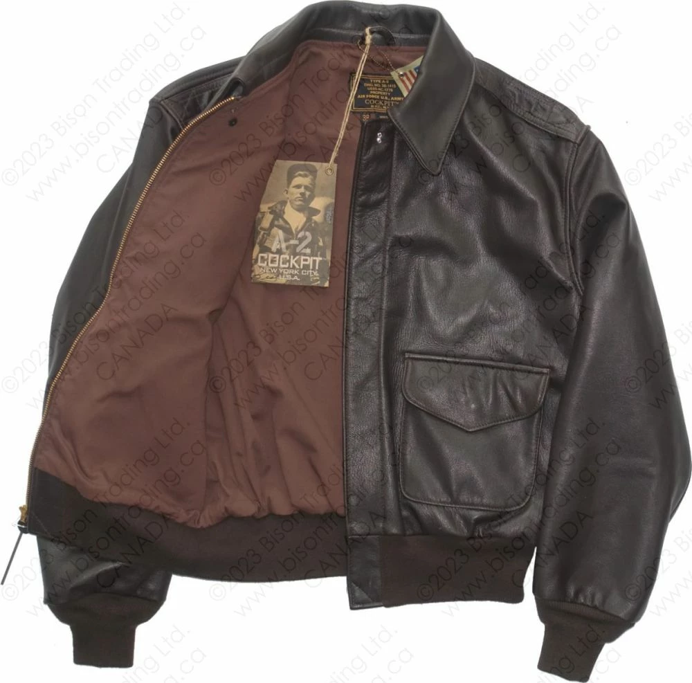 Cockpit USA Reissue A-2 Jacket Z2107G 14 Cockpit USA Reissue A-2 Jacket Z2107G - Image 12