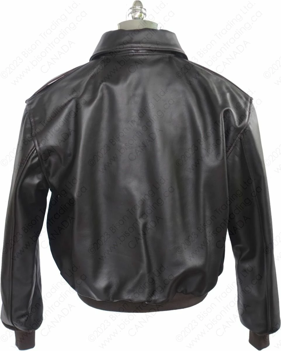 Cockpit USA WWII Government Issue A-2 Jacket Z2107H Mahogany 5 Cockpit USA WWII Government Issue A-2 Jacket Z2107H Mahogany - Image 3