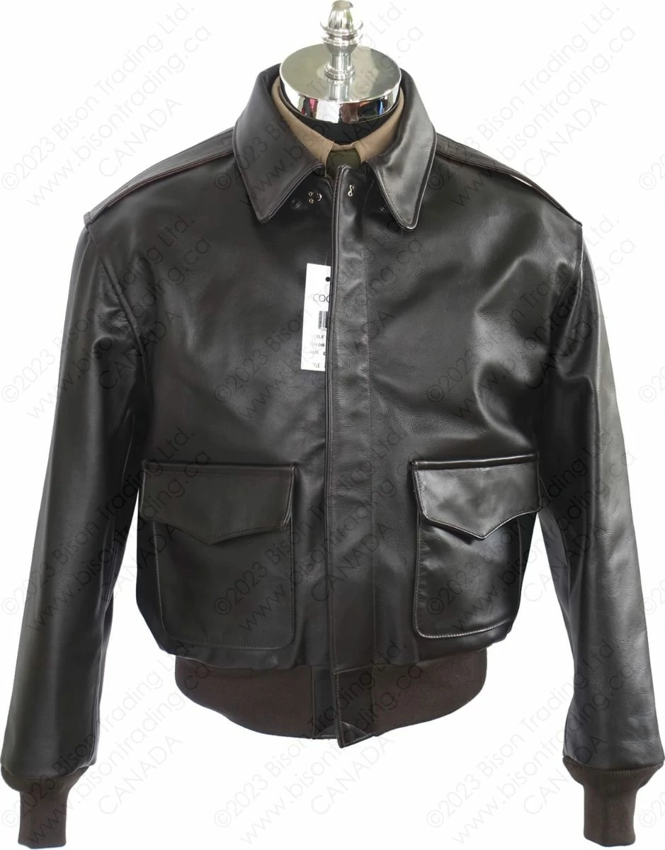 Cockpit USA WWII Government Issue A-2 Jacket Z2107H Mahogany 9 Cockpit USA WWII Government Issue A-2 Jacket Z2107H Mahogany - Image 7