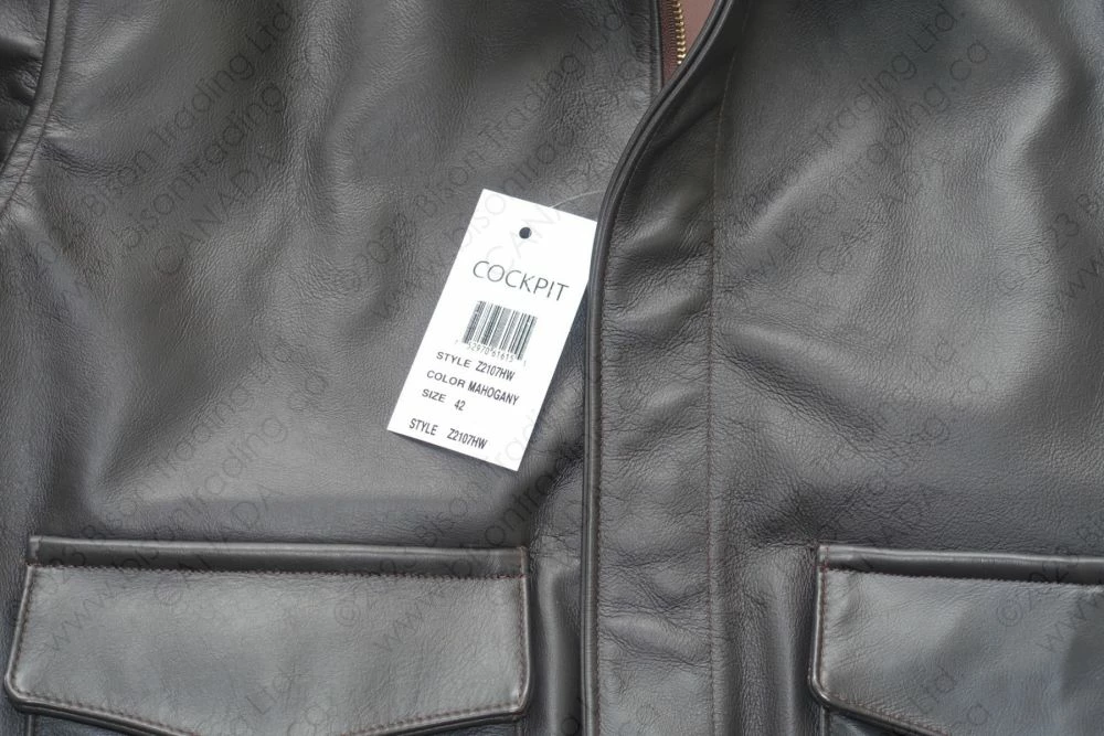 Cockpit USA WWII Government Issue A-2 Jacket Z2107H Mahogany 16 Cockpit USA WWII Government Issue A-2 Jacket Z2107H Mahogany - Image 14