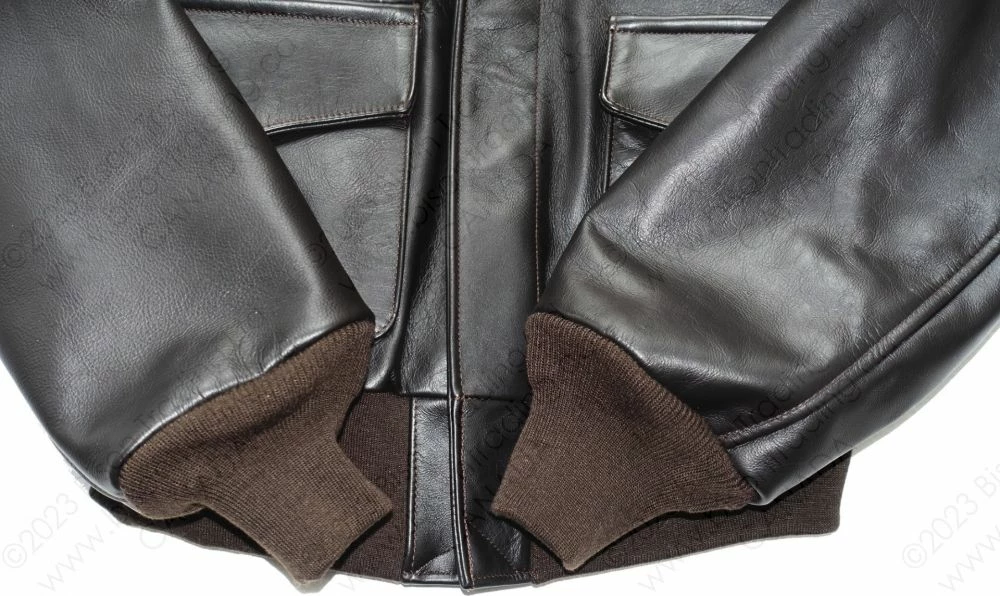 Cockpit USA WWII Government Issue A-2 Jacket Z2107H Mahogany 18 Cockpit USA WWII Government Issue A-2 Jacket Z2107H Mahogany - Image 16