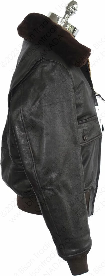 Cockpit USA G-1 Flight Jacket With Removable Collar Z2108M 6 Cockpit USA G-1 Flight Jacket With Removable Collar Z2108M - Image 4