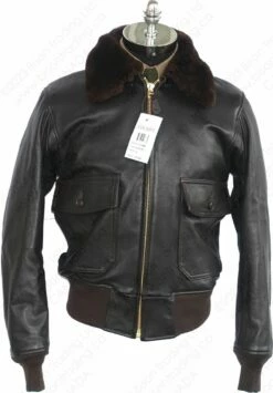 Cockpit USA G-1 Flight Jacket With Removable Collar Z2108M 26 Cockpit USA G-1 Flight Jacket With Removable Collar Z2108M -Bison Trading Shop cockpit z2108m 42 17