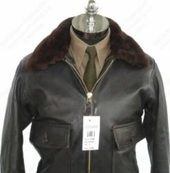 Cockpit USA G-1 Flight Jacket With Removable Collar Z2108M 32 Cockpit USA G-1 Flight Jacket With Removable Collar Z2108M -Bison Trading Shop cockpit z2108m 42 19