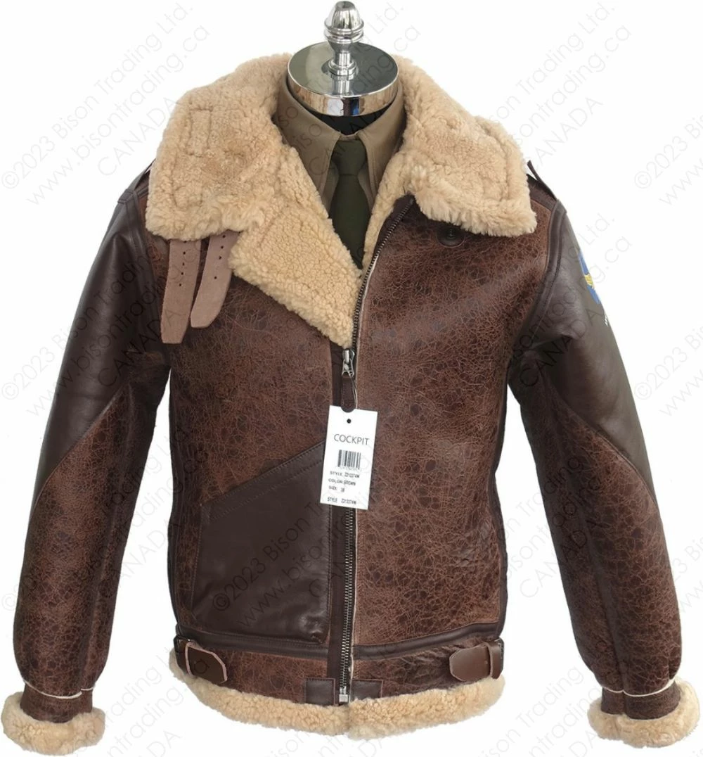 Cockpit USA 1941 Pearl Harbor B-3 Bomber Jacket Z213374 7 Cockpit USA 1941 Pearl Harbor B-3 Bomber Jacket Z213374 - Image 5