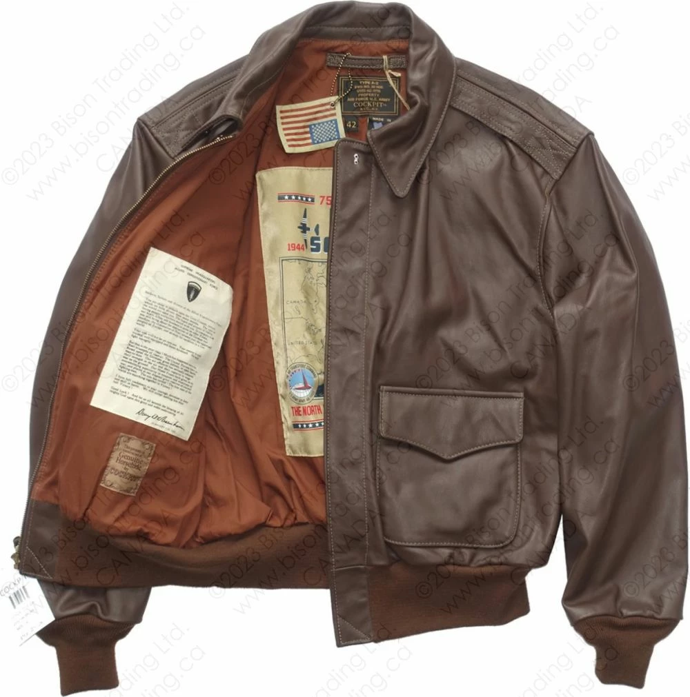 Cockpit USA 75th Anniversary Limited Edition D-Day A-2 Jacket Z21B102 12 Cockpit USA 75th Anniversary Limited Edition D-Day A-2 Jacket Z21B102 - Image 10