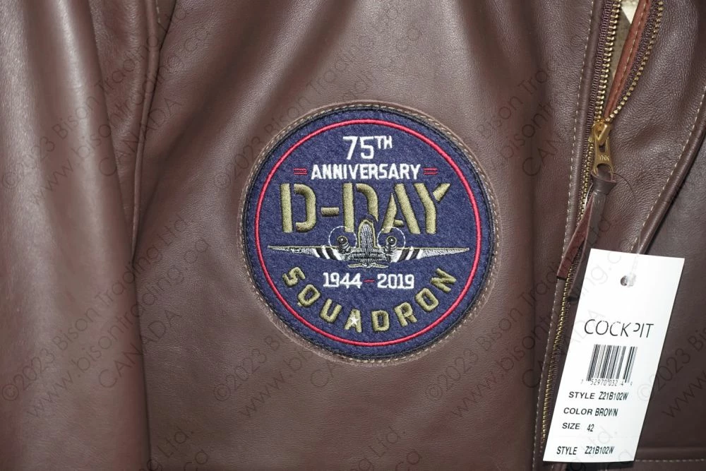 Cockpit USA 75th Anniversary Limited Edition D-Day A-2 Jacket Z21B102 10 Cockpit USA 75th Anniversary Limited Edition D-Day A-2 Jacket Z21B102 - Image 8