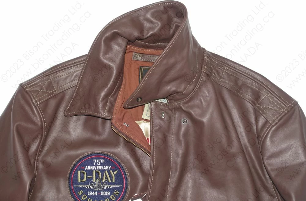 Cockpit USA 75th Anniversary Limited Edition D-Day A-2 Jacket Z21B102 17 Cockpit USA 75th Anniversary Limited Edition D-Day A-2 Jacket Z21B102 - Image 15