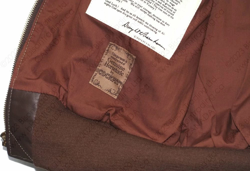 Cockpit USA 75th Anniversary Limited Edition D-Day A-2 Jacket Z21B102 21 Cockpit USA 75th Anniversary Limited Edition D-Day A-2 Jacket Z21B102 - Image 19