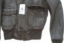 Cockpit USA Classic Naval Aviator's "100 Mission" Flight Jacket Z21C0071 40 Cockpit USA Classic Naval Aviator's "100 Mission" Flight Jacket Z21C0071 -Bison Trading Shop cockpit z21c0071 22 38 27