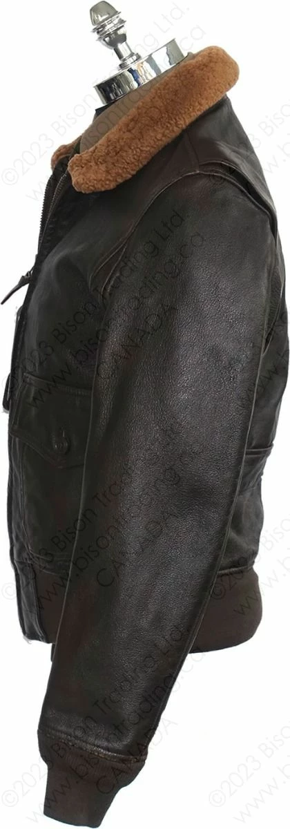 Cockpit USA Classic Naval Aviator's "100 Mission" Flight Jacket Z21C0071 4 Cockpit USA Classic Naval Aviator's "100 Mission" Flight Jacket Z21C0071 - Image 2