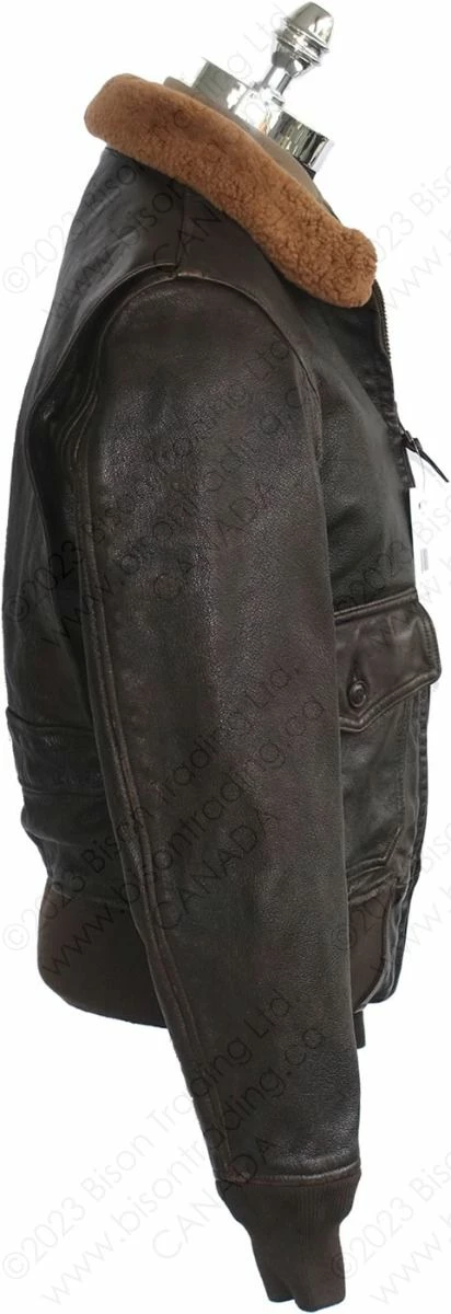 Cockpit USA Classic Naval Aviator's "100 Mission" Flight Jacket Z21C0071 6 Cockpit USA Classic Naval Aviator's "100 Mission" Flight Jacket Z21C0071 - Image 4