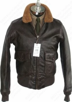 Cockpit USA Classic Naval Aviator's "100 Mission" Flight Jacket Z21C0071 26 Cockpit USA Classic Naval Aviator's "100 Mission" Flight Jacket Z21C0071 -Bison Trading Shop cockpit z21c0071 38 15