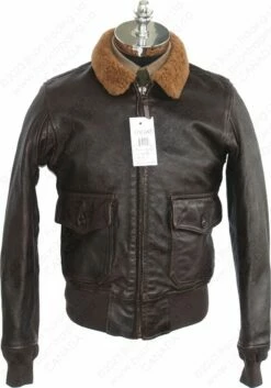 Cockpit USA Classic Naval Aviator's "100 Mission" Flight Jacket Z21C0071 28 Cockpit USA Classic Naval Aviator's "100 Mission" Flight Jacket Z21C0071 -Bison Trading Shop cockpit z21c0071 38 17