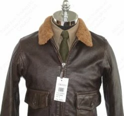 Cockpit USA Classic Naval Aviator's "100 Mission" Flight Jacket Z21C0071 29 Cockpit USA Classic Naval Aviator's "100 Mission" Flight Jacket Z21C0071 -Bison Trading Shop cockpit z21c0071 38 18