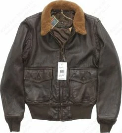 Cockpit USA Classic Naval Aviator's "100 Mission" Flight Jacket Z21C0071 32 Cockpit USA Classic Naval Aviator's "100 Mission" Flight Jacket Z21C0071 -Bison Trading Shop cockpit z21c0071 38 21