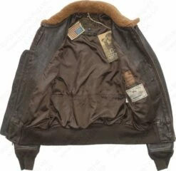 Cockpit USA Classic Naval Aviator's "100 Mission" Flight Jacket Z21C0071 34 Cockpit USA Classic Naval Aviator's "100 Mission" Flight Jacket Z21C0071 -Bison Trading Shop cockpit z21c0071 38 23