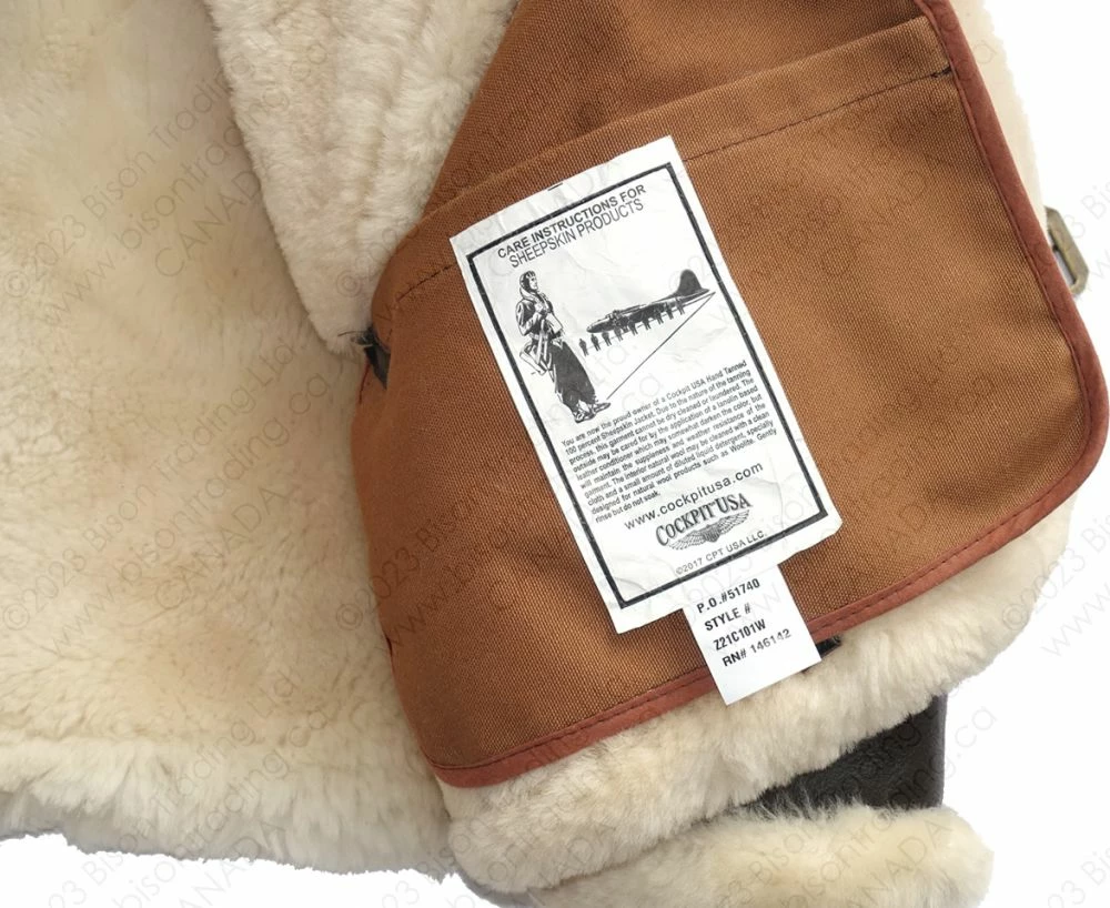Cockpit USA The Champ Sheepskin Jacket Z21C101 20 Cockpit USA The Champ Sheepskin Jacket Z21C101 - Image 18