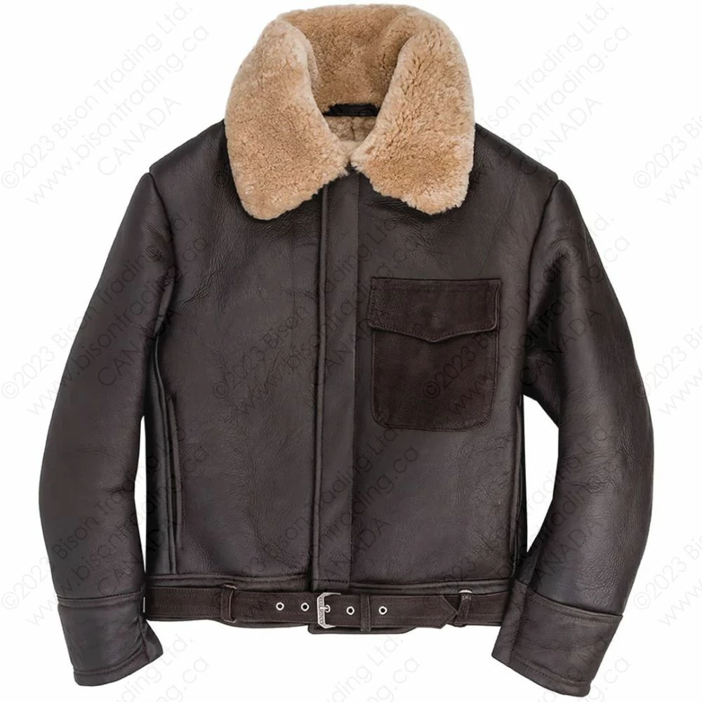 Cockpit USA B-2 Sheepskin Jacket Z21C106 3 Cockpit USA B-2 Sheepskin Jacket Z21C106