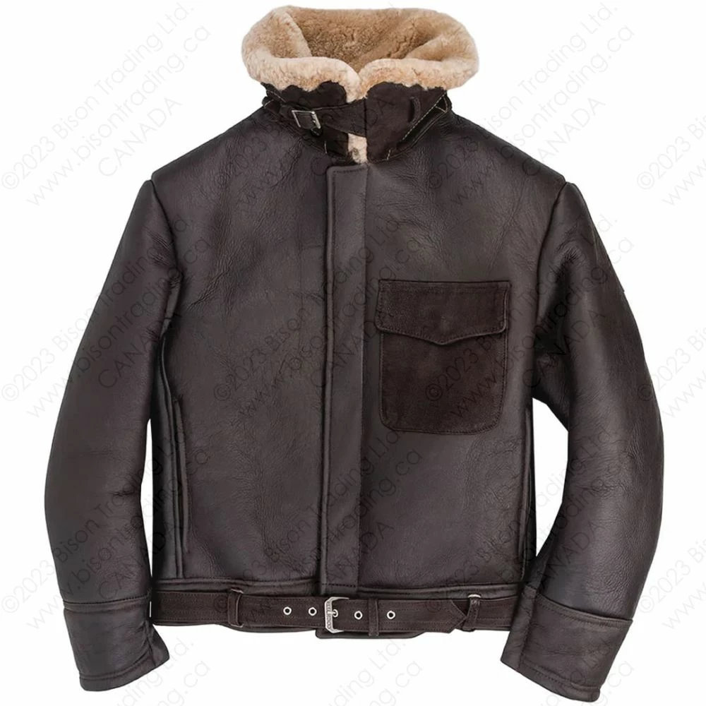 Cockpit USA B-2 Sheepskin Jacket Z21C106 4 Cockpit USA B-2 Sheepskin Jacket Z21C106 - Image 2