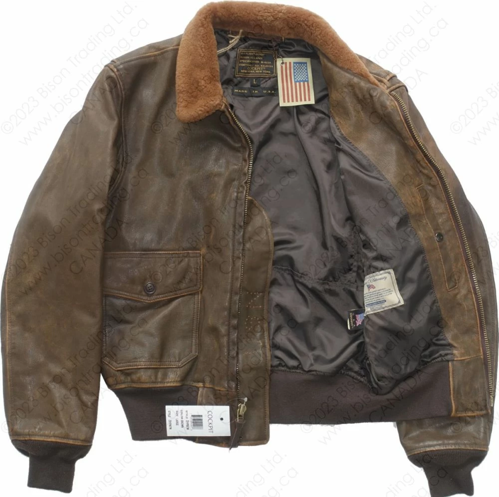 Cockpit USA Avenger G-1 Bomber Jacket © Z21P007 14 Cockpit USA Avenger G-1 Bomber Jacket © Z21P007 - Image 12