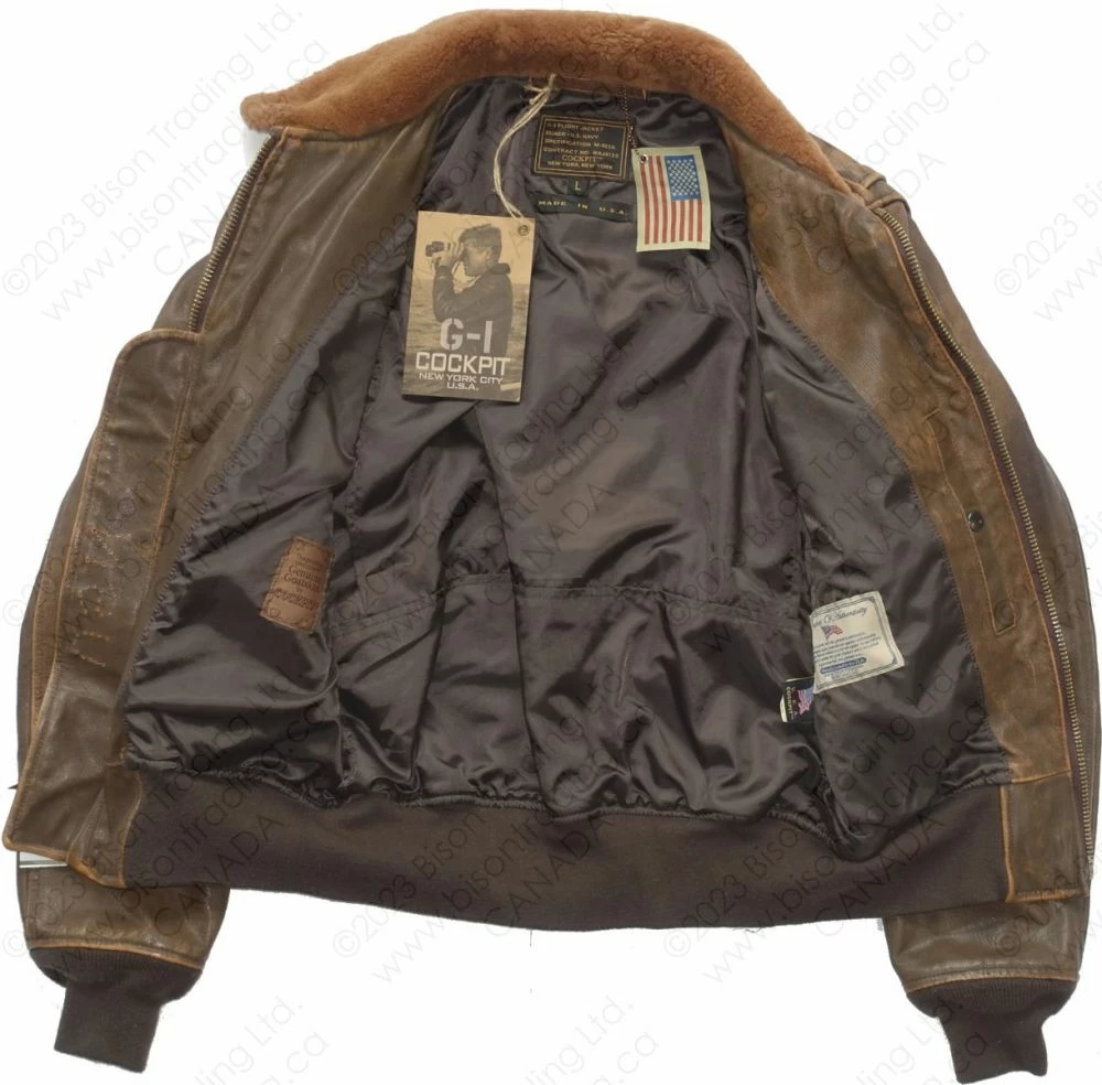 Cockpit USA Avenger G-1 Bomber Jacket © Z21P007 15 Cockpit USA Avenger G-1 Bomber Jacket © Z21P007 - Image 13
