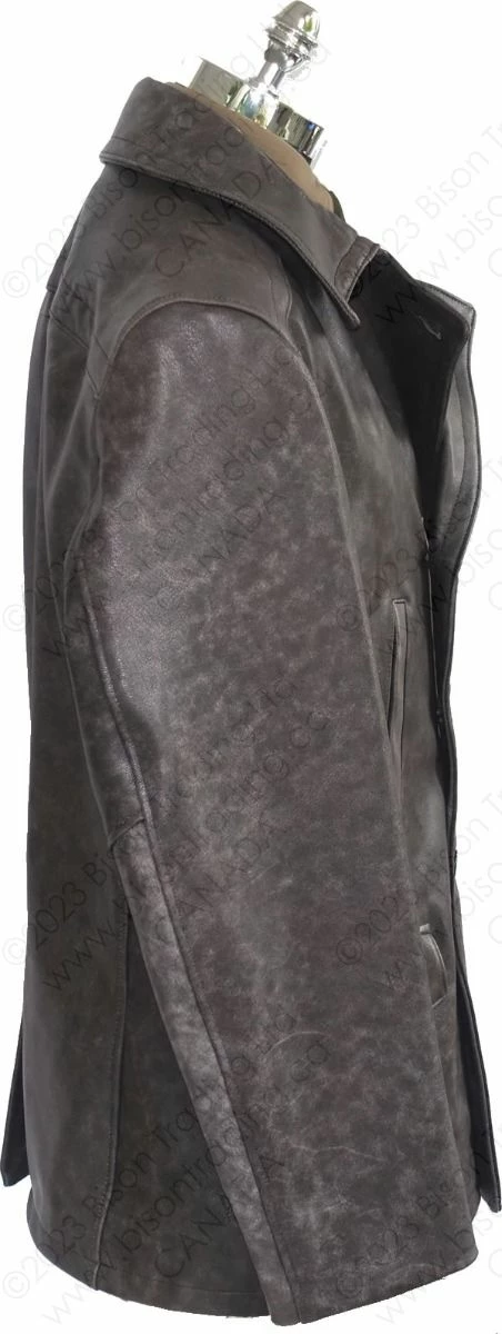 Cockpit USA Vintage Leather Naval Officer's Coat Z21P019 6 Cockpit USA Vintage Leather Naval Officer's Coat Z21P019 - Image 4