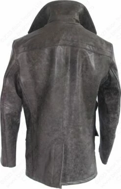 Cockpit USA Vintage Leather Naval Officer's Coat Z21P019 29 Cockpit USA Vintage Leather Naval Officer's Coat Z21P019 -Bison Trading Shop cockpit z21p019 2xl 18