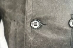 Cockpit USA Vintage Leather Naval Officer's Coat Z21P019 37 Cockpit USA Vintage Leather Naval Officer's Coat Z21P019 -Bison Trading Shop cockpit z21p019 dist xs 18