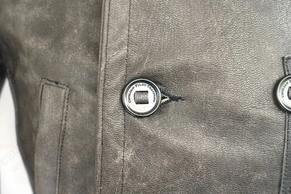 Cockpit USA Vintage Leather Naval Officer's Coat Z21P019 18 Cockpit USA Vintage Leather Naval Officer's Coat Z21P019 - Image 16