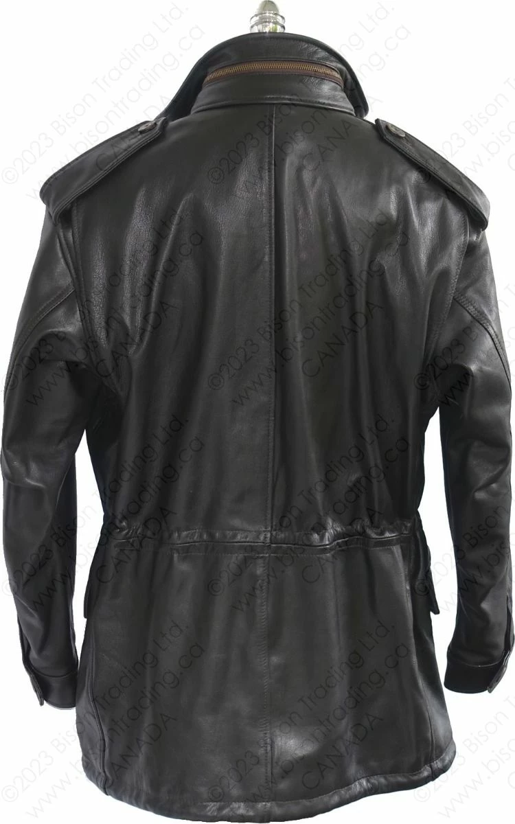 Cockpit USA Leather M-65 Field Jacket Z21S024G 5 Cockpit USA Leather M-65 Field Jacket Z21S024G - Image 3