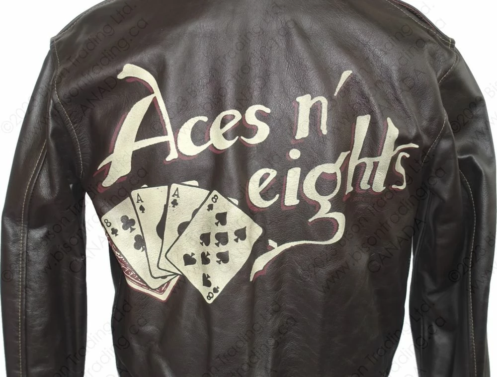 Cockpit USA Aces And Eights Flight Jacket Z21V029 12 Cockpit USA Aces And Eights Flight Jacket Z21V029 - Image 10