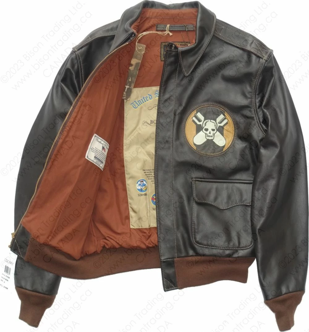 Cockpit USA Aces And Eights Flight Jacket Z21V029 16 Cockpit USA Aces And Eights Flight Jacket Z21V029 - Image 14